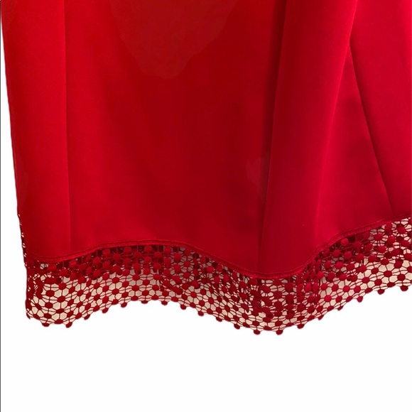 Lane Bryant Red Scuba Dress Size 14 - Picture 3 of 5